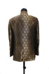 Hand Embroidered Gold Foil Nehru